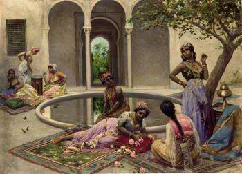 unknow artist Arab or Arabic people and life. Orientalism oil paintings 386